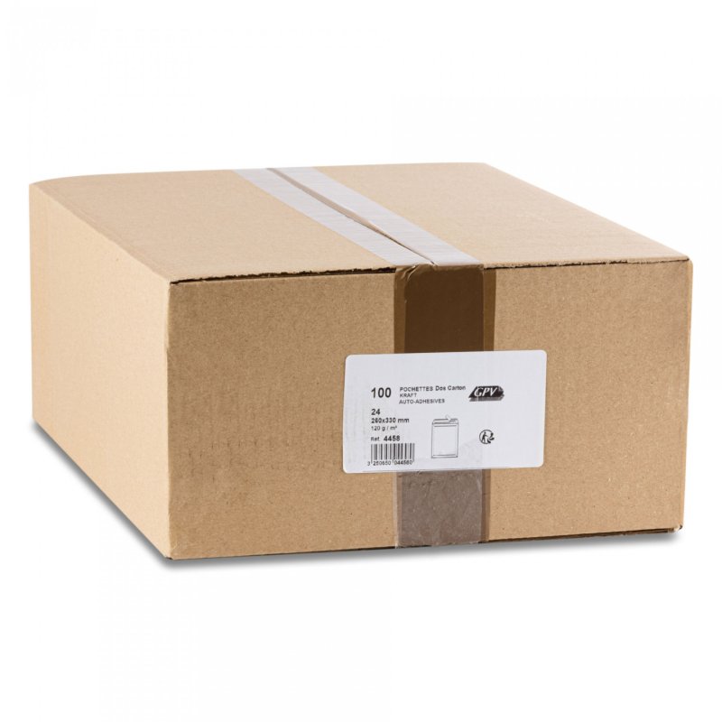 GPV France 4458 enveloppe Marron, Gris 100 pièce(s)