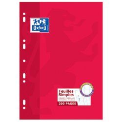 Oxford 100105679 writing notebook A4 Red