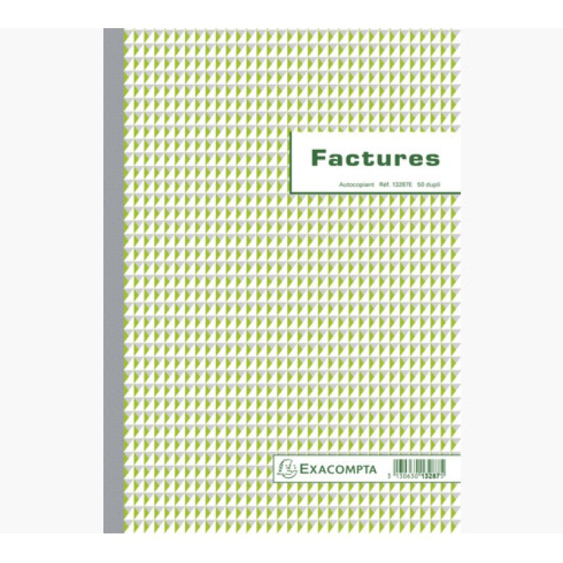 EXACOMPTA Manifold "Factures", 297 x 210 mm, dupli