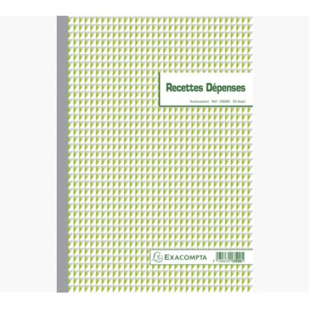 EXACOMPTA Manifold "Recettes et Dépenses", 297 x 210 mm