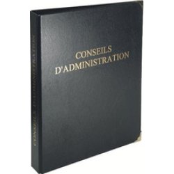 EXACOMPTA Reliure "Conseils d'Administration" avec recharge