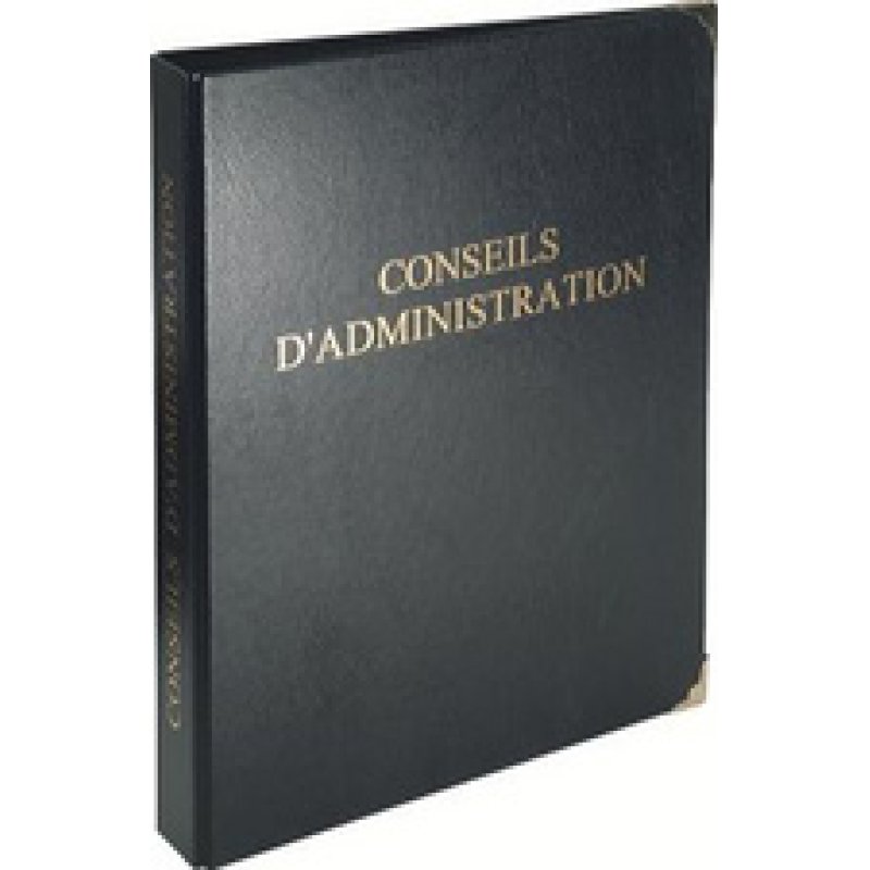 EXACOMPTA Reliure "Conseils d'Administration" avec recharge