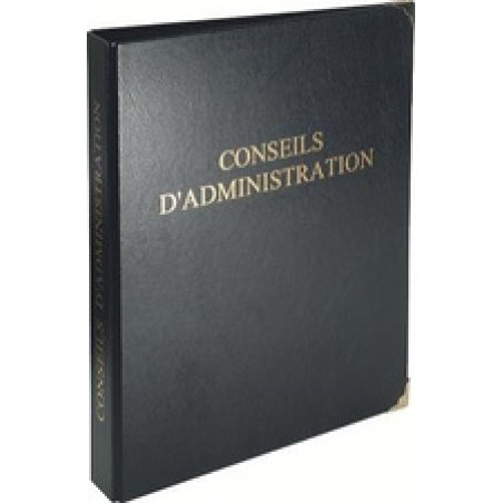 EXACOMPTA Reliure "Conseils d'Administration" avec recharge