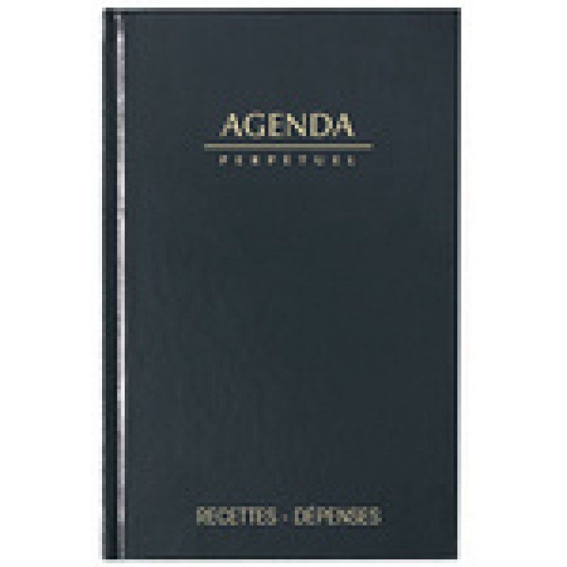 LECAS Agenda perpétuel Recettes - Dépenses