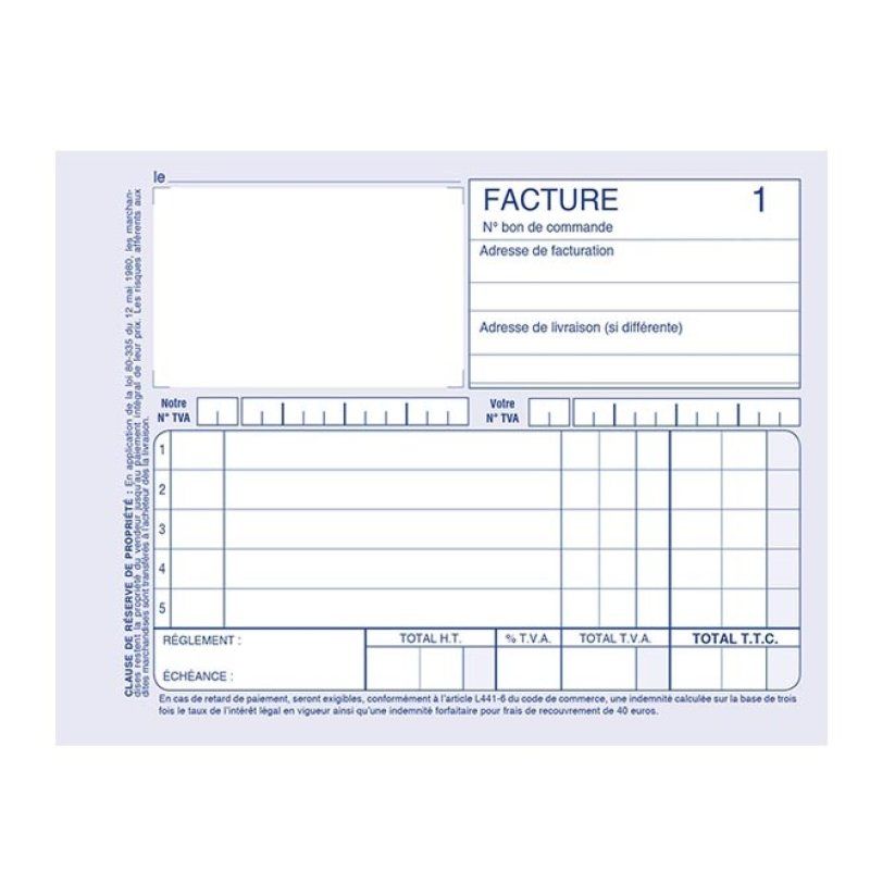 LEBON & VERNAY 2151 administration book 50 sheets