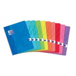 Oxford 100104421 bloc-notes Violet, Rose, Orange, Fuchsia, Bleu, Rouge, Vert
