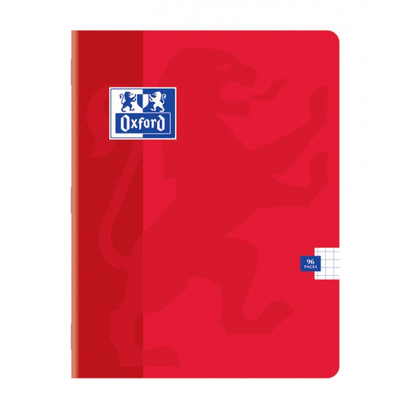 Oxford Cahier piqûre, 170 x 220 mm, quadrillé 5x5, 96 pages
