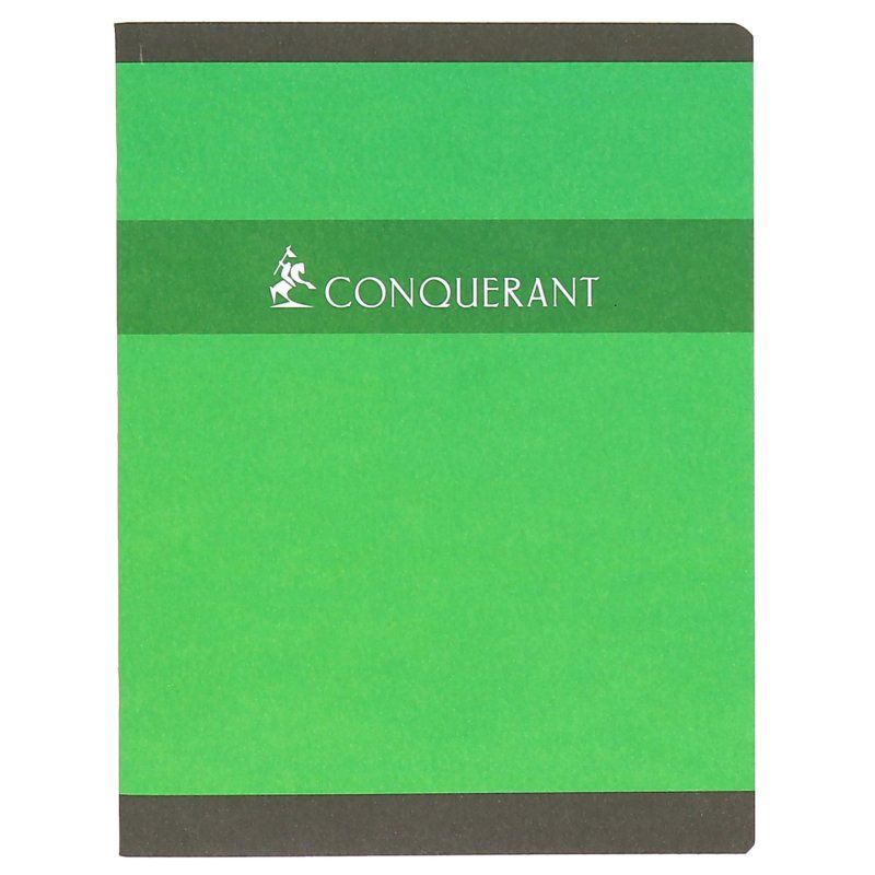 Conquerant 100100926 writing notebook 96 sheets Red, Green, Yellow, Blue
