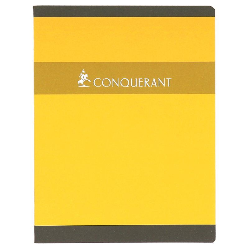Conquerant 100100926 writing notebook 96 sheets Red, Green, Yellow, Blue