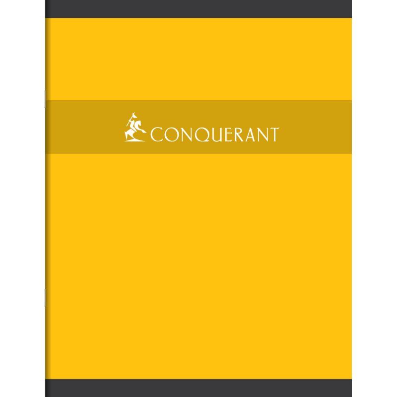 Conquerant 100100926 writing notebook 96 sheets Red, Green, Yellow, Blue