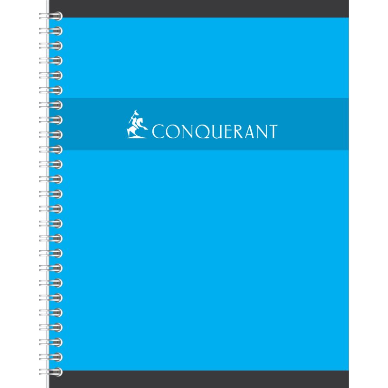 CONQUERANT SEPT Cahier reliure intégrale, 170 x 220 mm Seyès