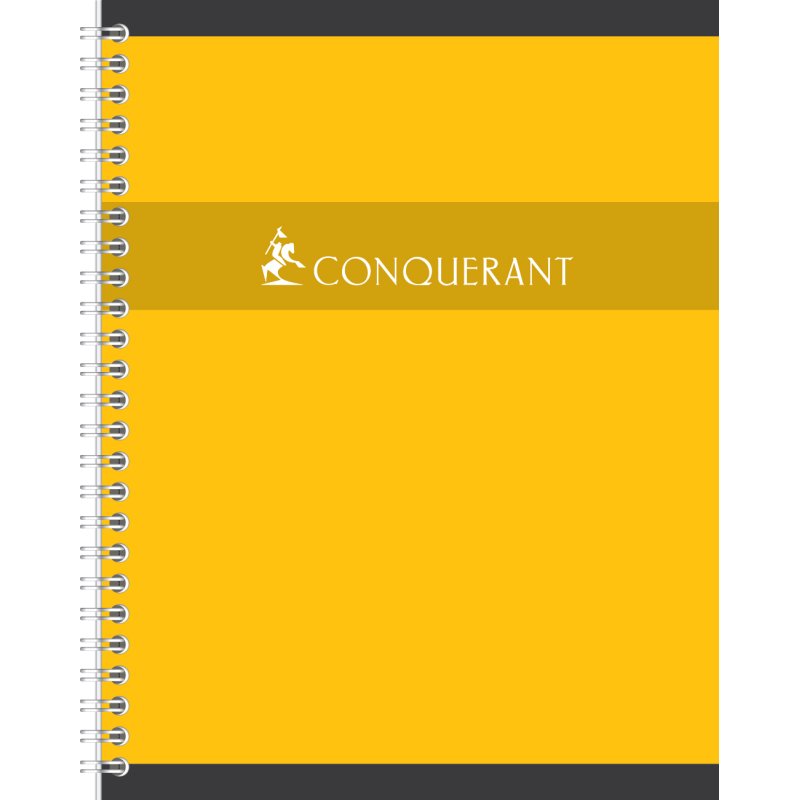 CONQUERANT SEPT Cahier reliure intégrale, 170 x 220 mm