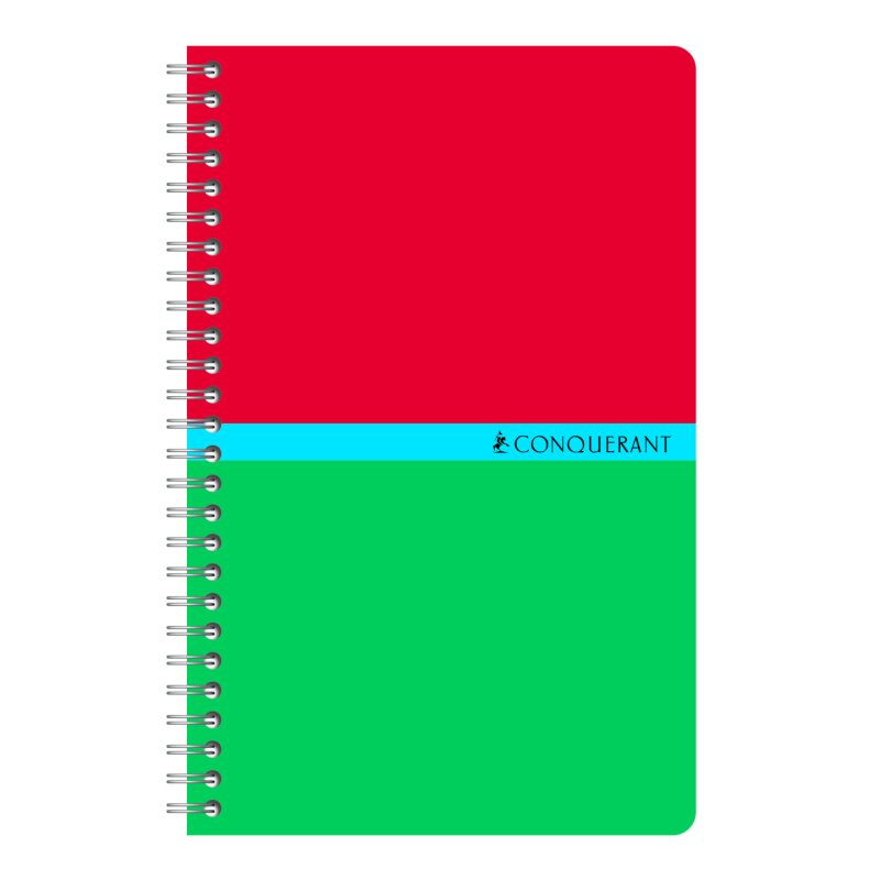 Conquerant 100103343 writing notebook 100 sheets Assorted colours