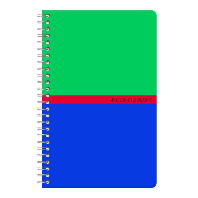 Conquerant 100103343 writing notebook 100 sheets Assorted colours