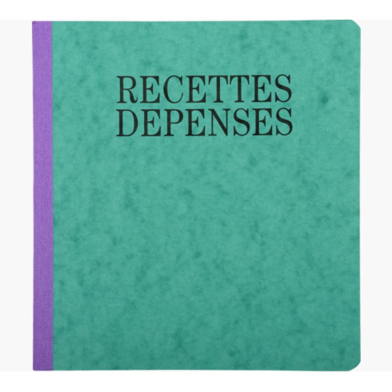 EXACOMPTA Piqûre "Recettes et dépenses", 210 x 190 mm