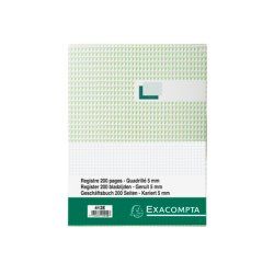 Exacompta 412E writing notebook A4 200 sheets Black