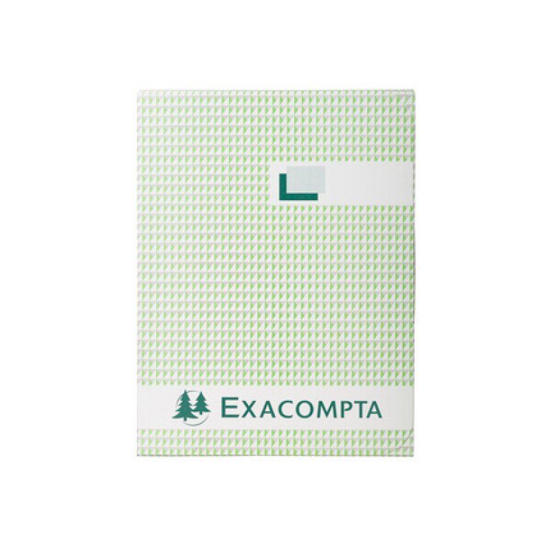 EXACOMPTA Registre Quadrillé 5x5, A4, 200 pages