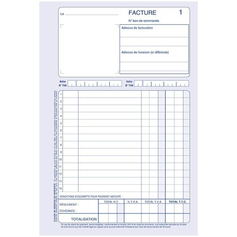 ELVE 2122 livre d'administration Vert A5 50 feuilles