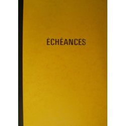 ELVE Piqûre "Echéancier", 96 pages, 297 x 210 mm