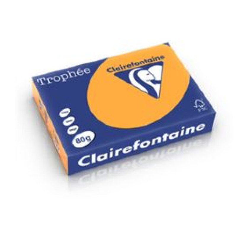 Clairefontaine 1878C papier jet d'encre A4 (210x297 mm) 500 feuilles Orange