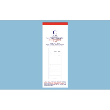 LEBON & VERNAY 2208 administration book 50 sheets