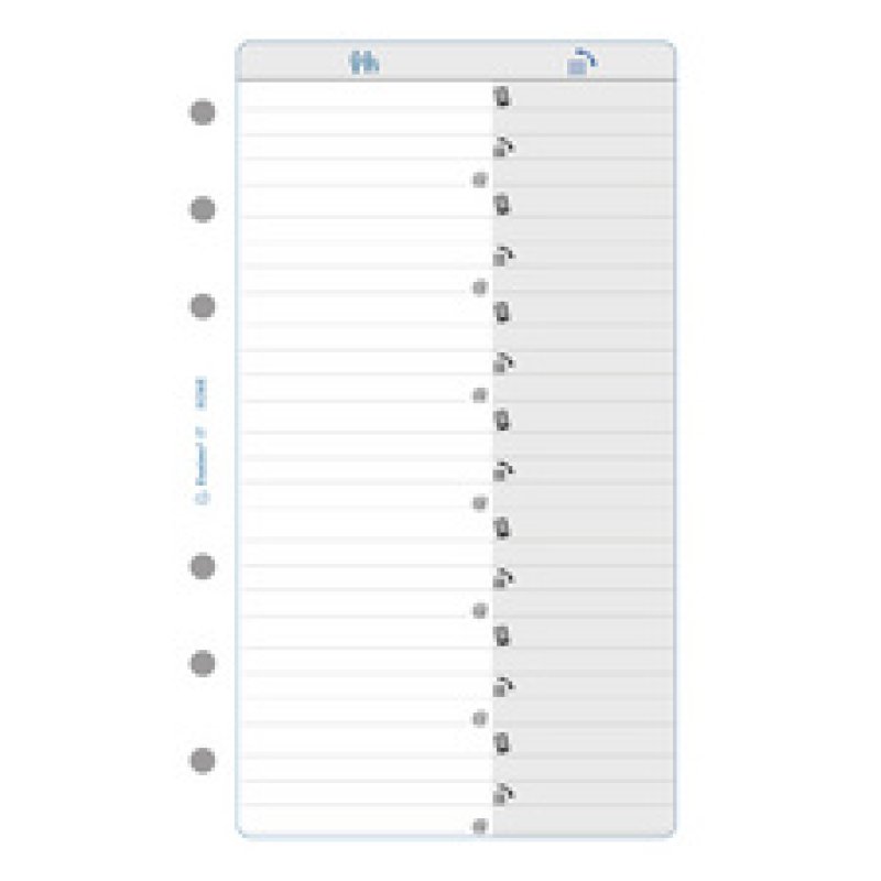 EXACOMPTA Recharge pour Exatime 17, feuillet quadrillé 5 x 5