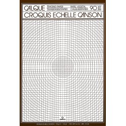CANSON Papier calque pour dessin technique, A4, 90/95 g/m2