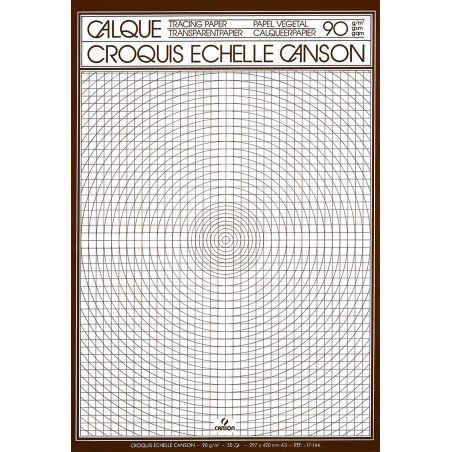 Canson Papier, Folien, Etiketten papier brouillon 50 feuilles