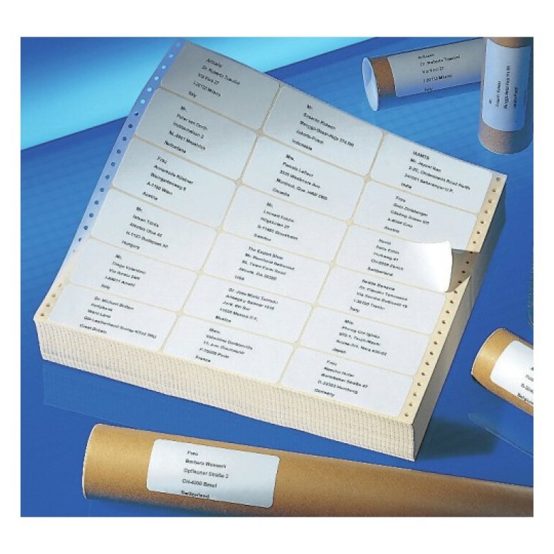 Avery T4811-500 self-adhesive label Rectangle Permanent White 3000 pc(s)