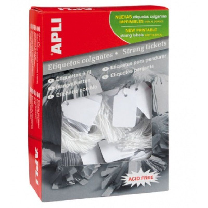 APLI 00389 étiquette non-adhésive 1000 pièce(s) Blanc