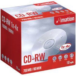 Imation CD-RW 1x-4x 700MB (10) 10 pc(s)