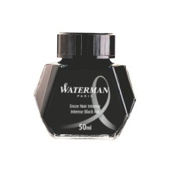 WATERMAN Flacon d'encre, contenu: 50 ml en verre, noir