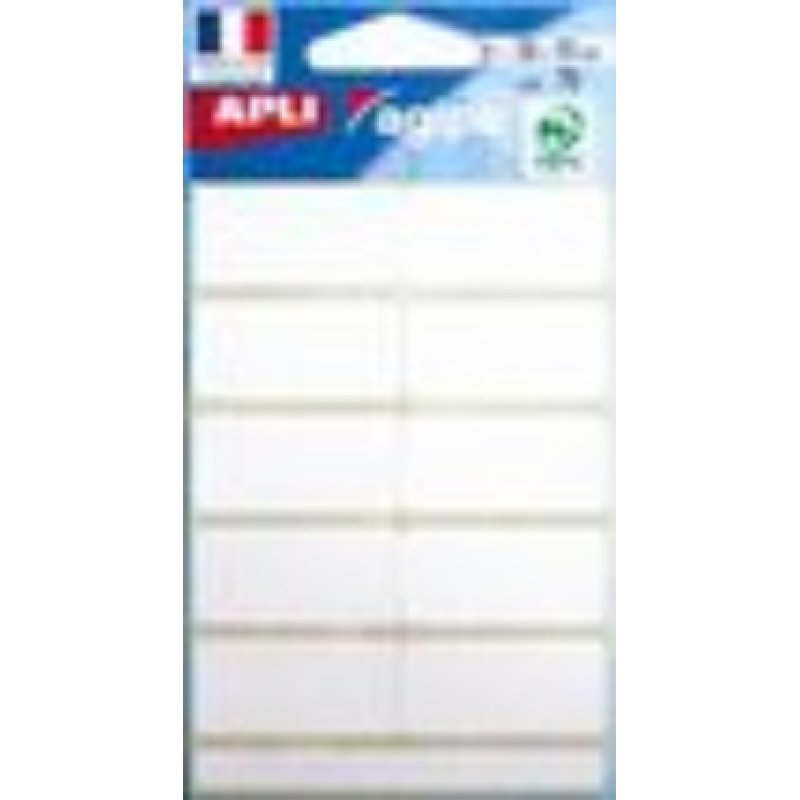 APLI Etiquette multi-usage, 19 x 38 mm, blanc