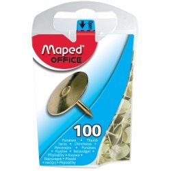 Maped 311011 Fixation de bureau Or 100 pièce(s)