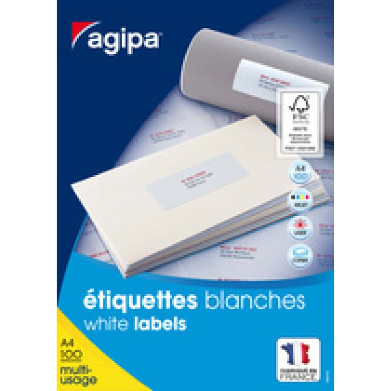 agipa Etiquette universelle, 105 x 148,5 mm, Pose Express