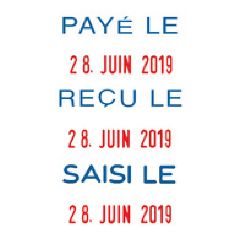 trodat Tampon dateur Printy Dater 4850L "SAISI LE" (FR)