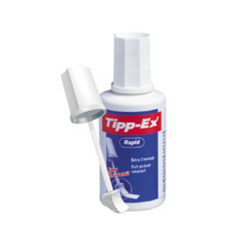 Tipp-Ex Flacon correcteur Rapid, blanc, contenu: 20 ml