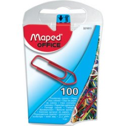 Maped Attache-lettres, acier laqué en couleur, 25 mm
