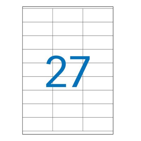 APLI Etiquette d'adresse, 70 x 31 mm, rouge fluo