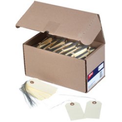 APLI Etiquette à suspendre, 80 x 38 mm, avec fil de fer