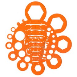 MINERVA Trace écrous et boulons (rond), No. 2