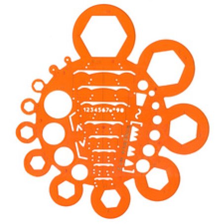 MINERVA Trace écrous et boulons (rond), No. 2