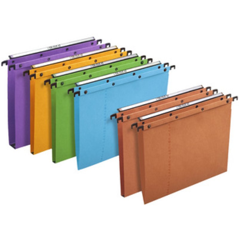 ELBA l'oblique Dossiers suspendus AZO, fond: 15 mm, orange