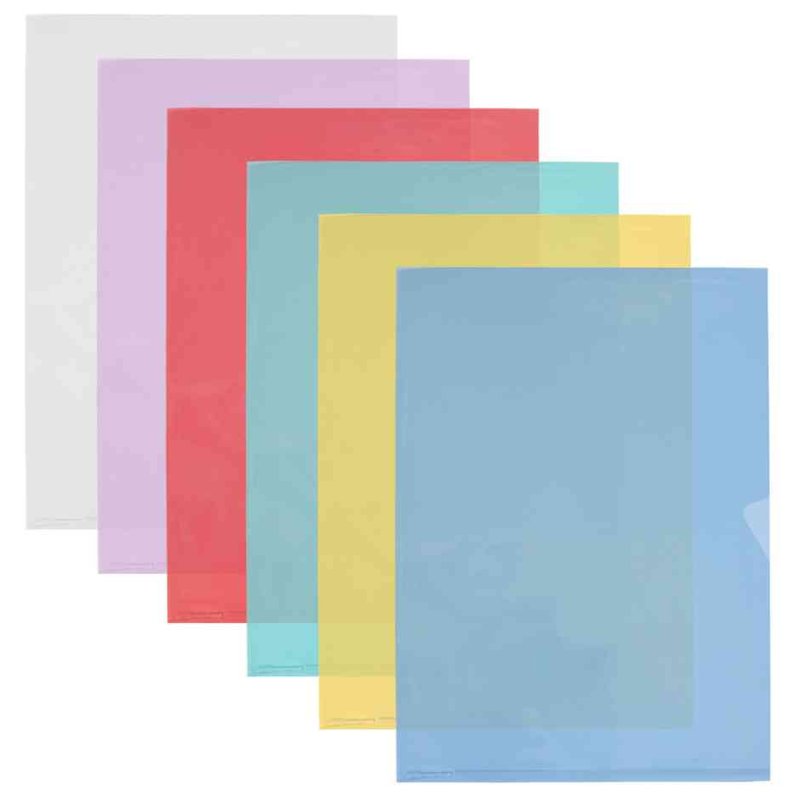 Oxford Pochettes coin Fard'Liss, format A4, PVC 0,18 mm,