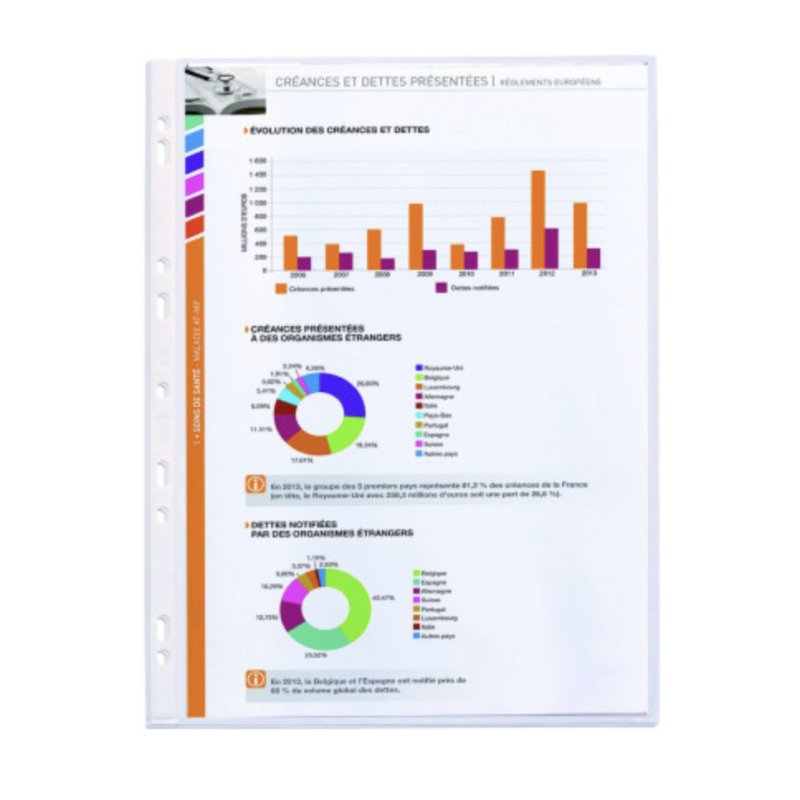 Oxford 100206961 protecteur de feuilles 210 x 297 mm (A4) Polyvinyl chloride (PVC) 10 pièce(s)