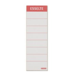 Esselte Etiquette pour dos de classeur, 60 x 190 mm, blanc