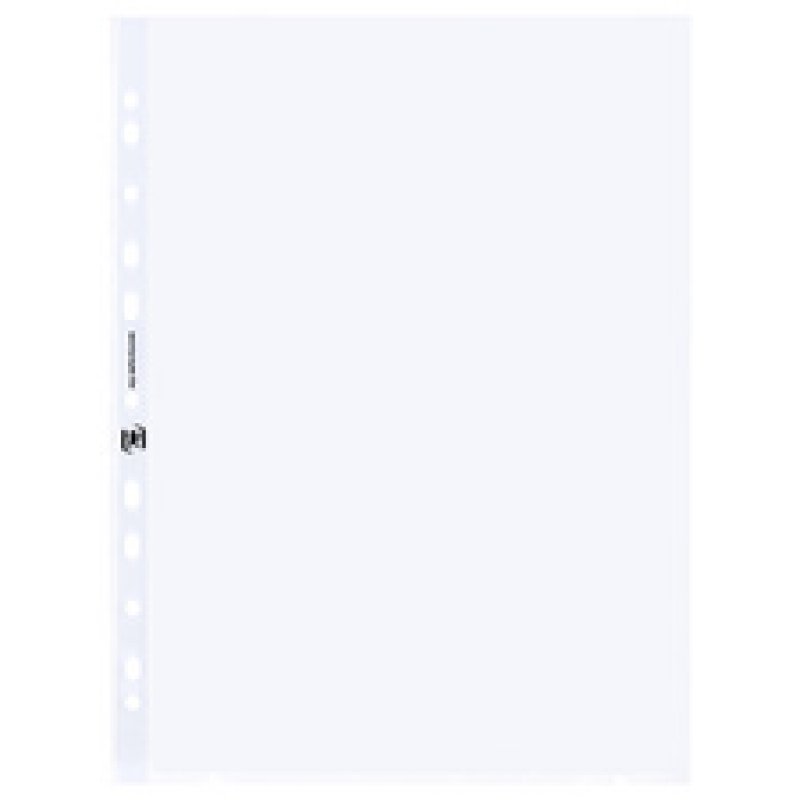 Oxford Pochettes perforées, A4, PP, transparent grainé
