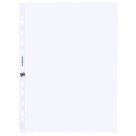 Oxford Pochettes perforées, A4, PP, transparent grainé