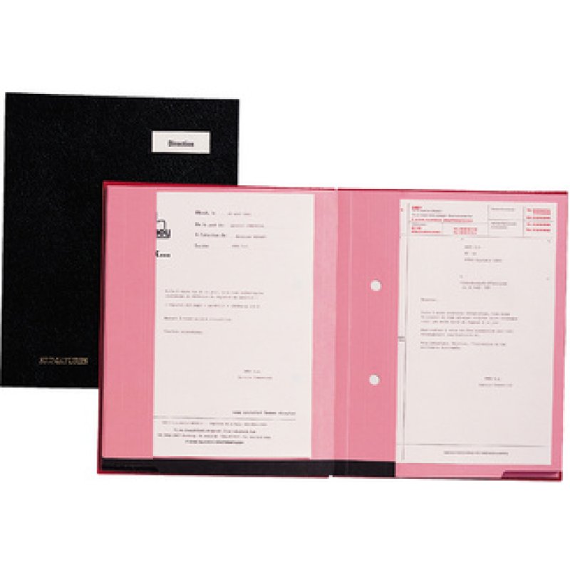 emey Parapheur "Double-Clip", 20 compartiments, noir