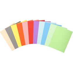 EXACOMPTA Chemises FOREVER 180, A4, 170 g/m2, assorti